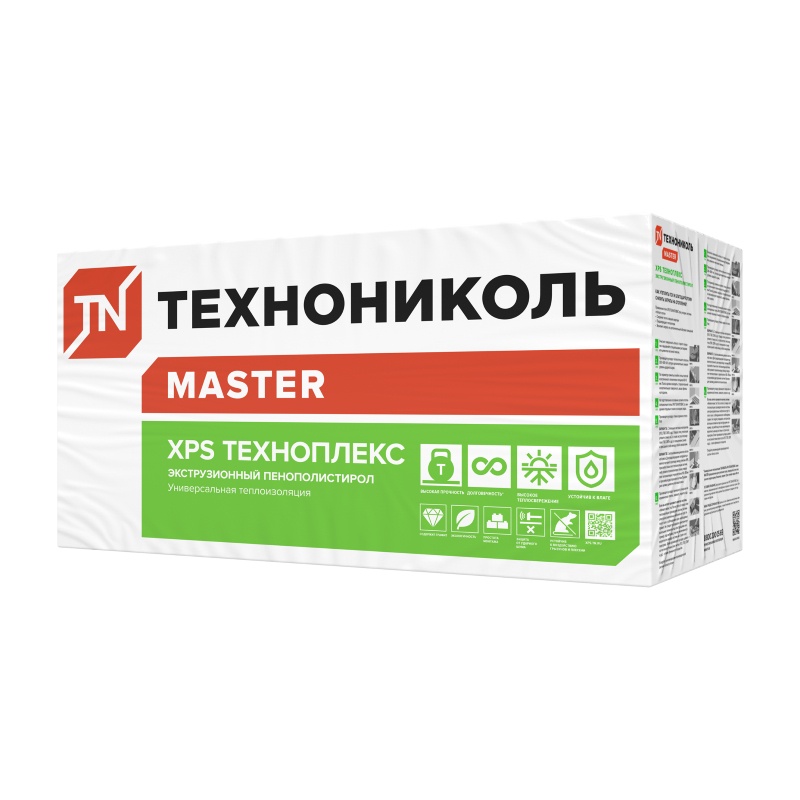 Пенополистирол экструдированный Технониколь Техноплекс 1180х580х30 мм, 1 шт