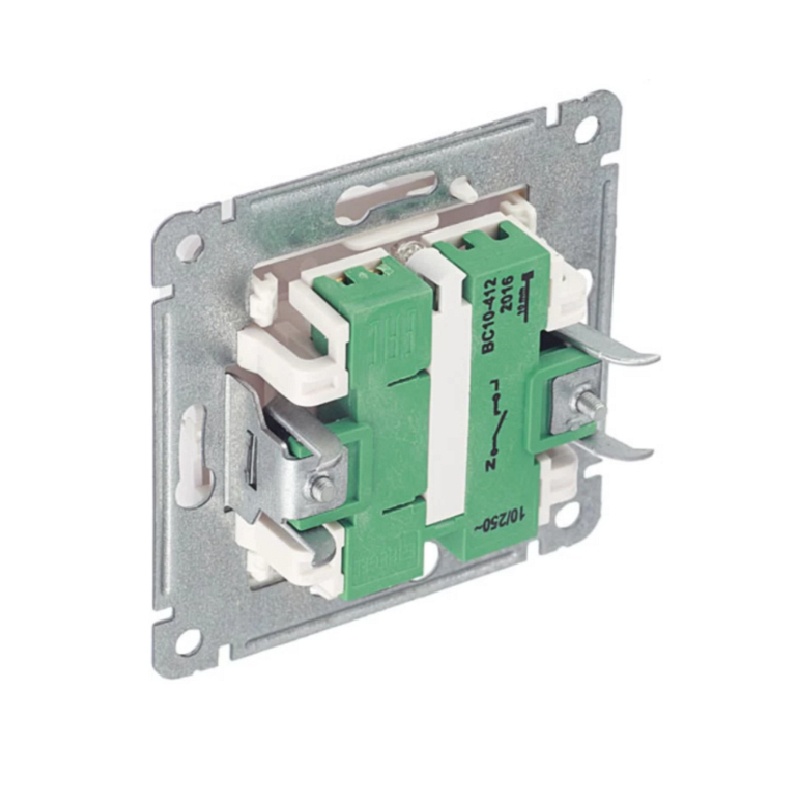 Выключатель с/у Master ВС10-412, 1 клавиша, с/инд, белый