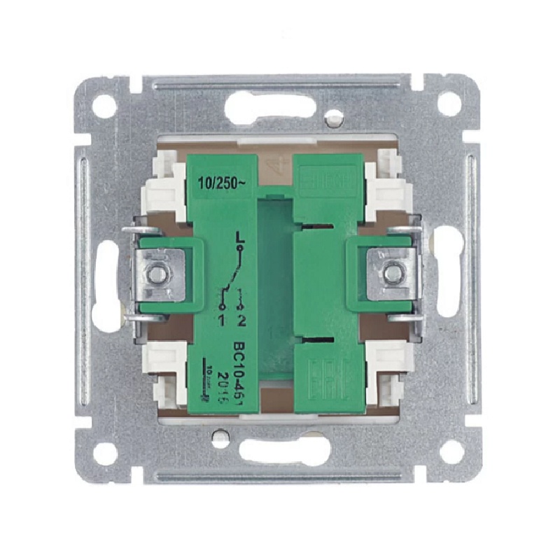 Переключатель с/у Master ВС10-461-01, 1 клавиша, б/инд, слоновая кость