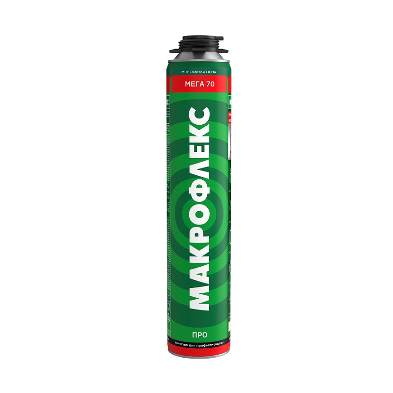 Пена монтажная Makroflex Мега 70 Pro (0,88 л)