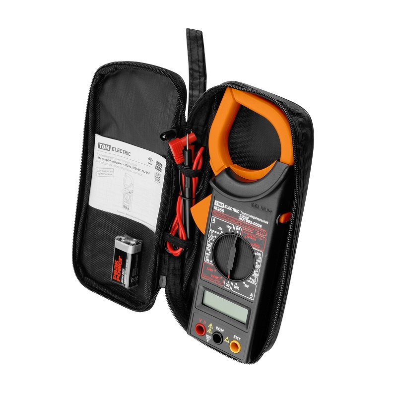 Токоизмерительные клещи М266 (P266) 1кА, 1кВ, 20кОм, звук