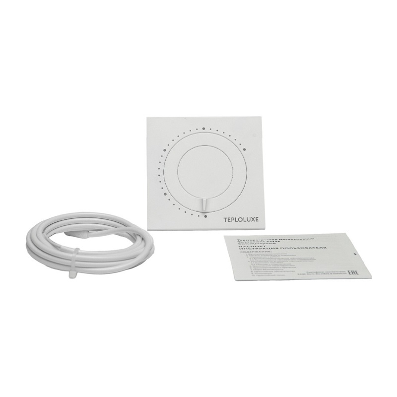 Терморегулятор Teplolux Solus механический, белый