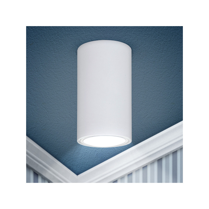 Светильник накладной под GU10, 50Вт, 230В, IP20, белый