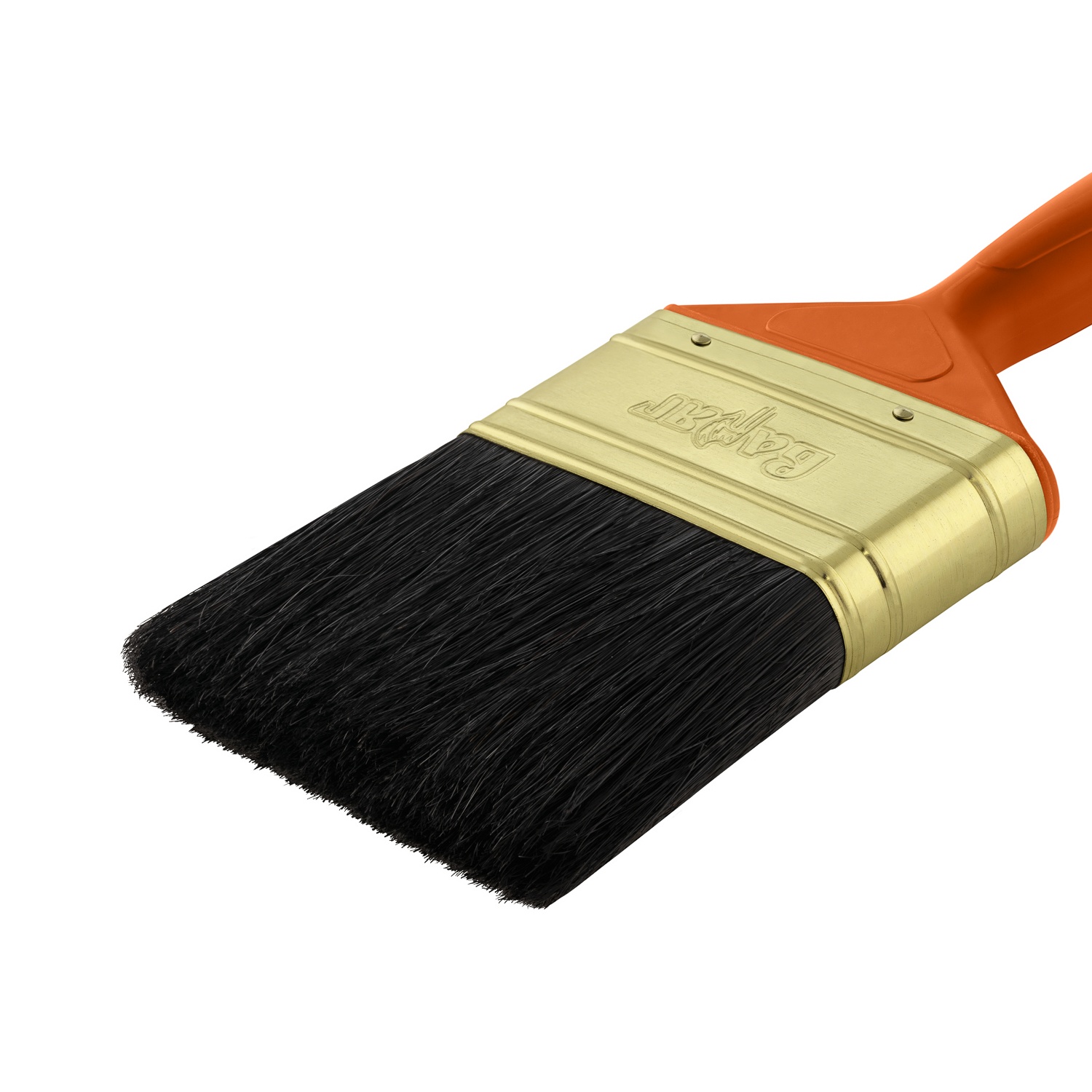 Кисть плоская ВАРЯГ 31224 черная щетина 70 мм