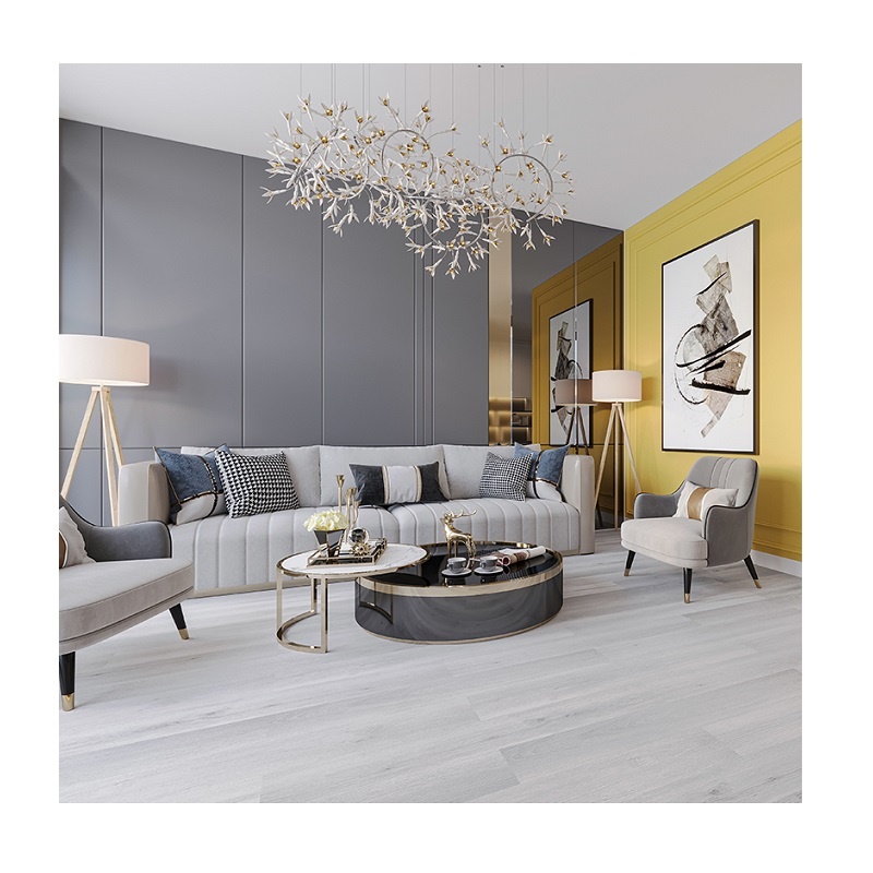 Каменно-полимерный пол Spacefloor SPC 1102 Eris 1218x180x4 мм Метида (14 шт)