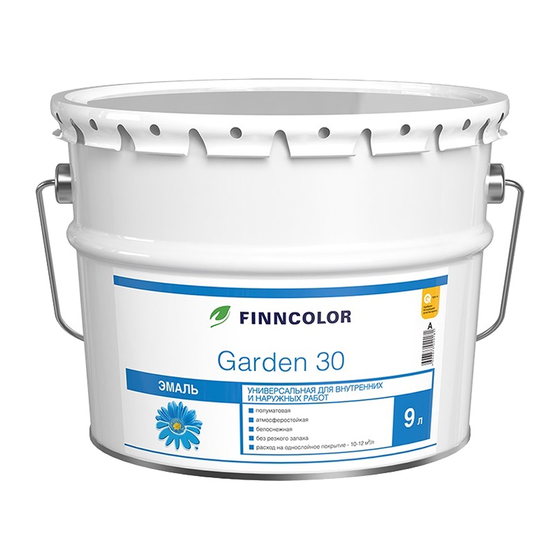 Эмаль алкидная Finncolor Garden 30 С полуматовая (9 л)