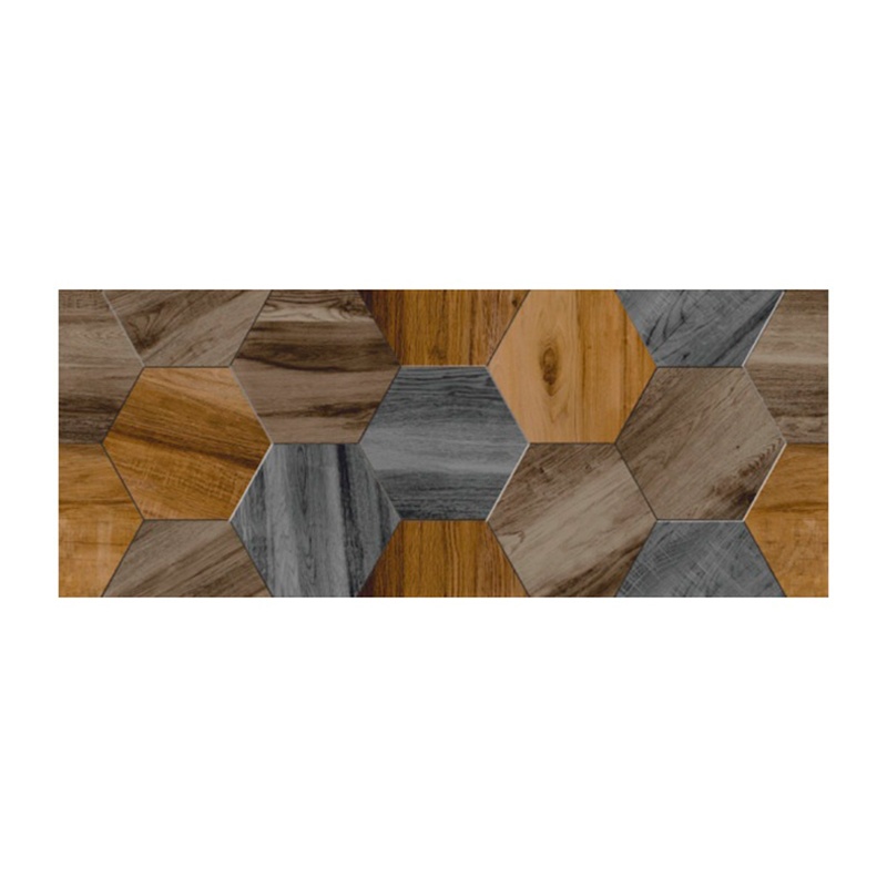 Плитка настенная Керамин Миф 1, коричневая, 500х200х8,5 мм