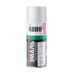 Эмаль аэрозольная Kudo KU-1101 универсальная белая матовая (0,52 л)