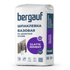 Шпаклевка базовая цементная Bergauf Glatte Zement серая, 25 кг