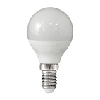 Лампа светодиодная LED E14, шар P45, 6Вт, 4000К, хол. белый свет