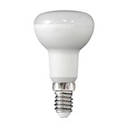 Лампа светодиодная LED E14, 6Вт, 4000К, хол. белый свет, зерк. R50
