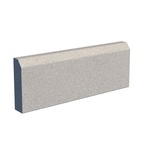 Бордюр тротуарный полимерно-песчаный, серый (500х250х40 мм)