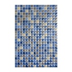 Плитка настенная Керамин Гламур 2Т, голубая, 275х400х7,5 мм