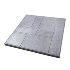 Плитка тротуарная полимерно-песчаная, серая (330х330х20 мм)