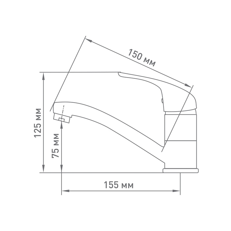 Смеситель для кухни Mix&Fix Zetta 1005-01