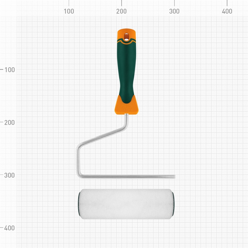 Валик Варяг 32851 войлочный, ворс 5 мм с бюгелем, 180 мм