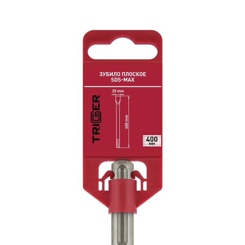 Зубило плоское (лопатка) Trigger 88101 SDS-Max 25х400 мм