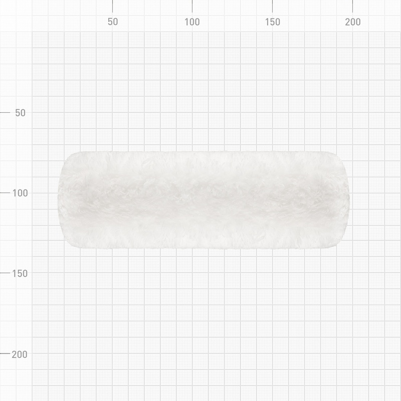 Валик Biber 31515, полиакрил, ворс 17 мм, 180 мм