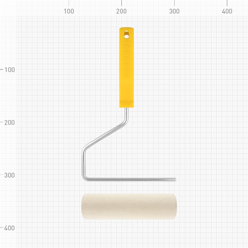Валик Biber 32503, велюр, с бюгелем, ворс 4 мм, 180 мм
