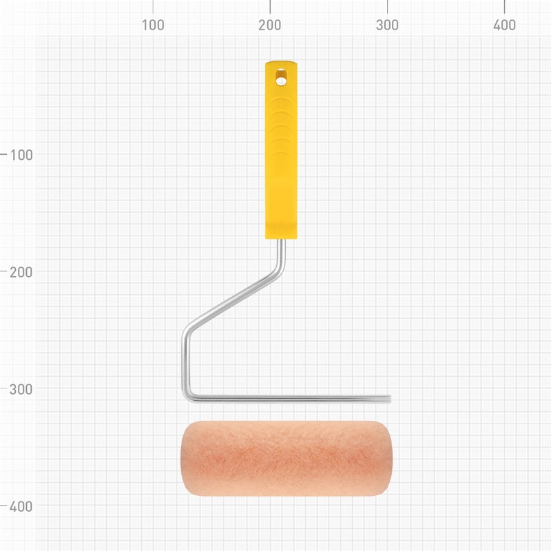 Валик Biber 32531, полиэстер, с бюгелем, ворс 18 мм, 180 мм