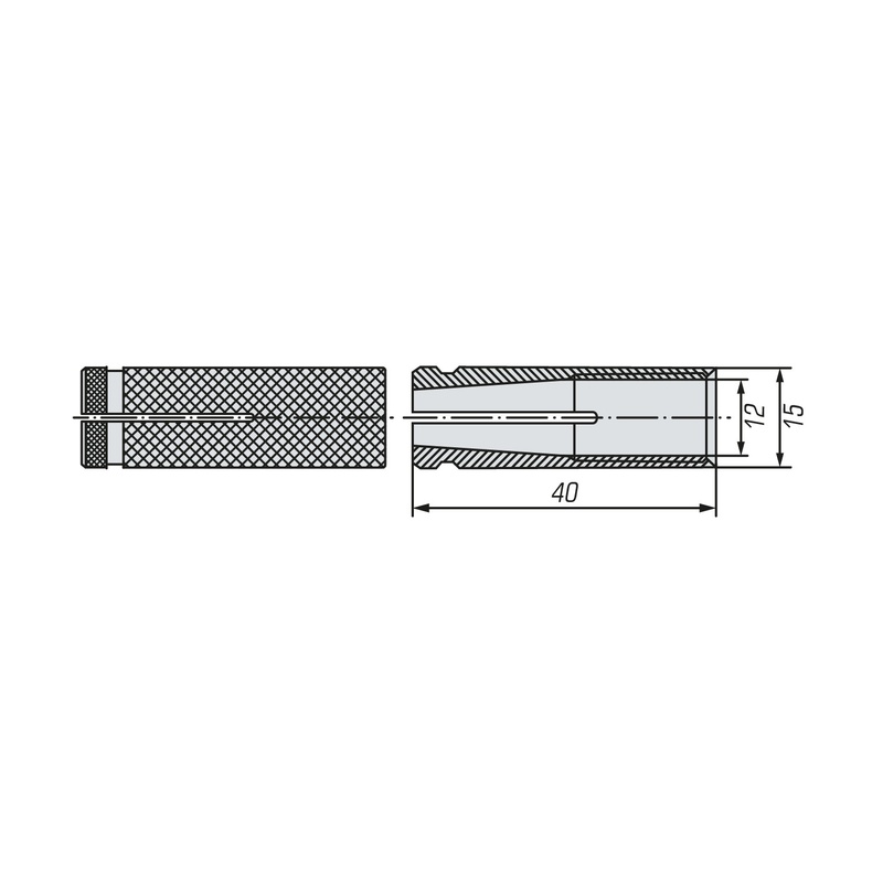 Анкер забивной латунный SWFS М12 (50 шт)