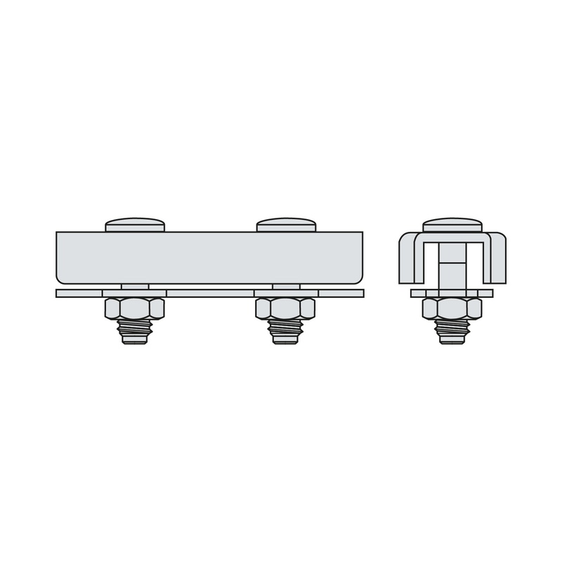 Зажим троса SWFS Duplex M4 (3 шт)