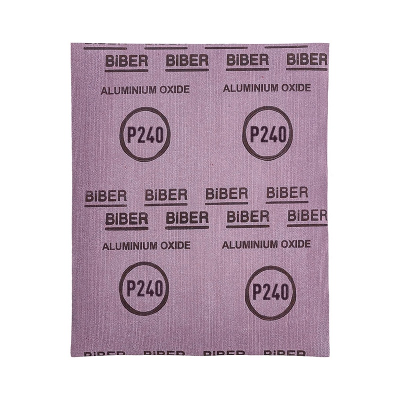 Шкурка шлифовальная Biber 70629 Р240 основа ткань (10 шт.)
