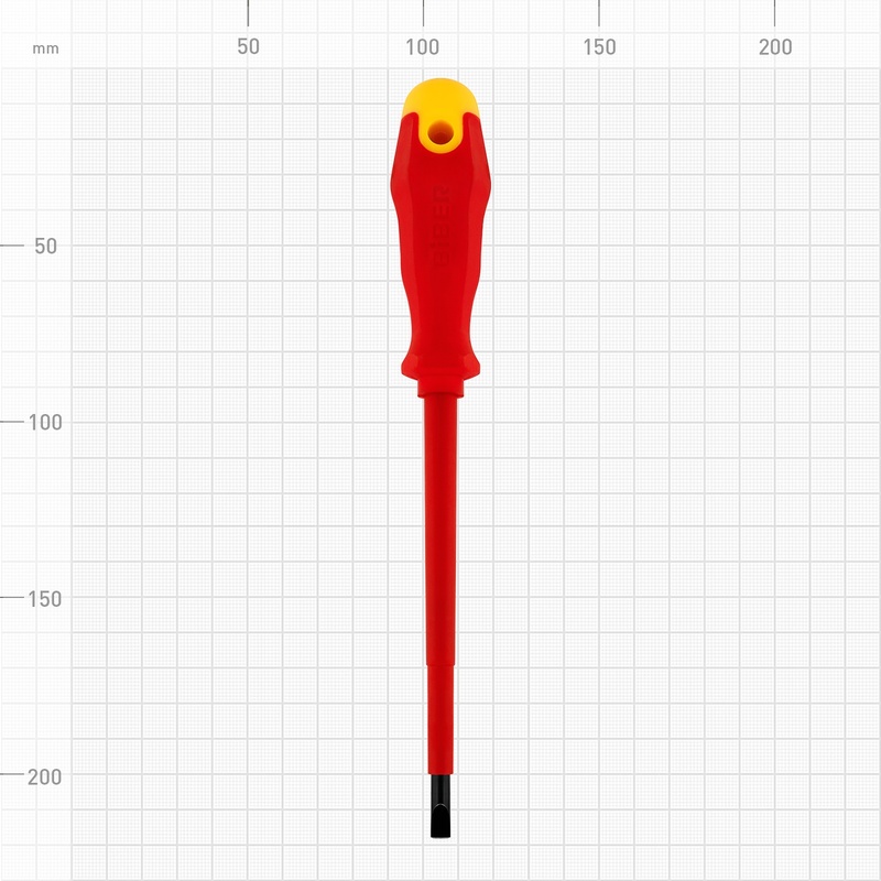Отвертка Biber 85593 Диэлектрик SL 5,5х125 мм