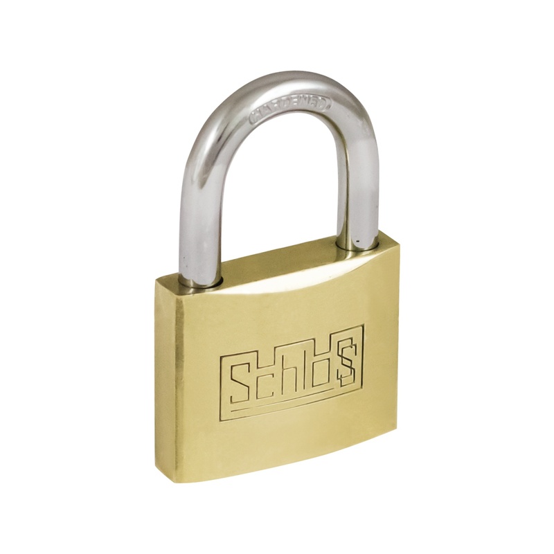 Замок навесной SCHLOSS PL-07/40 латунь (78012)