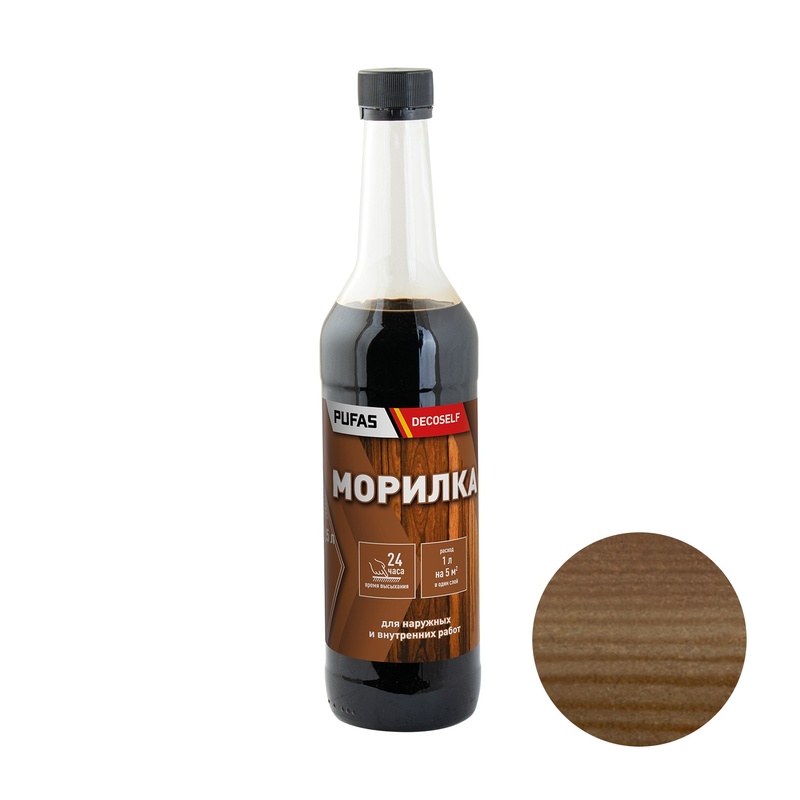 Морилка неводная Pufas Decoself орех (0,5 л)