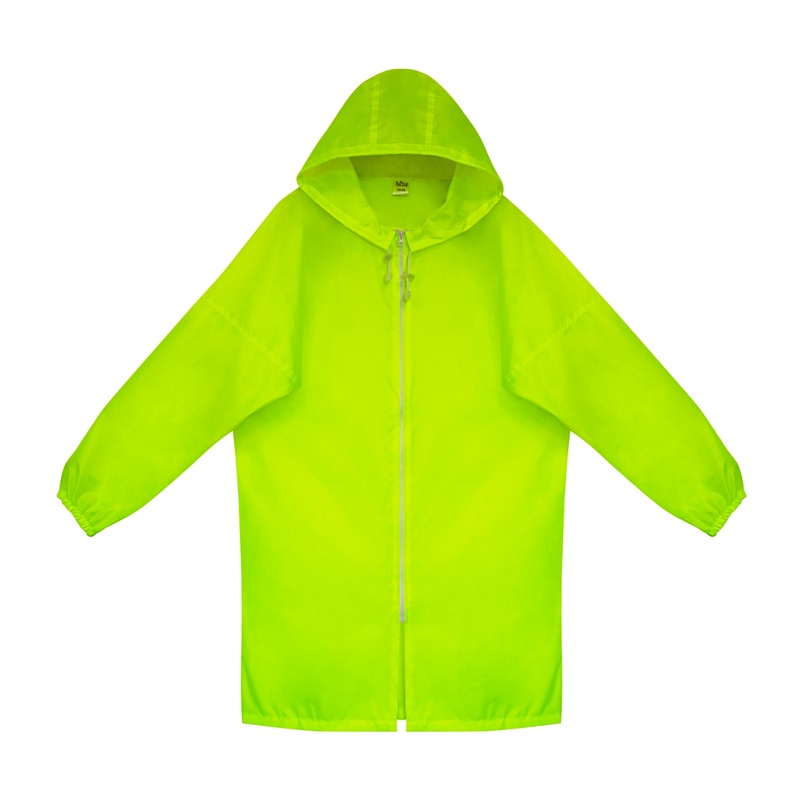 Плащ-дождевик флуоресцентный на молнии Farina Profi 94003, размер 52-54 (25 шт)