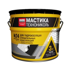 Мастика битумная гидроизоляционная Технониколь №24 (МГТН), 3 кг