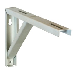 Кронштейн разборный универсальный с упором L=300 мм, белый