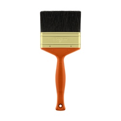 Кисть плоская ВАРЯГ 31225 черная щетина 100 мм