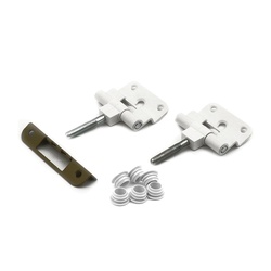 Стоевые дверной коробки Olovi, М21, белая, левая, 3 петли