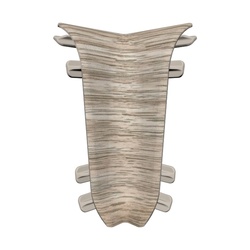 Угол внутренний Ideal Оптима, ясень сер., 55 мм (2 шт)