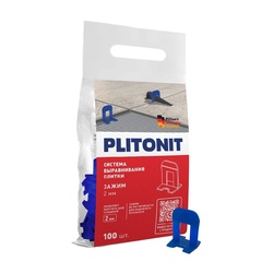 Зажим Plitonit SVP-PROFI, 2 мм (100 шт.)